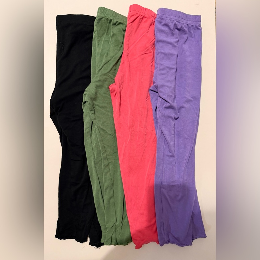 (2 for $55) Bubble Baby bamboo lettuce edge leggings